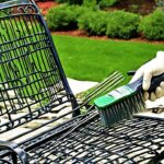 how to clean wrought iron furniture before painting