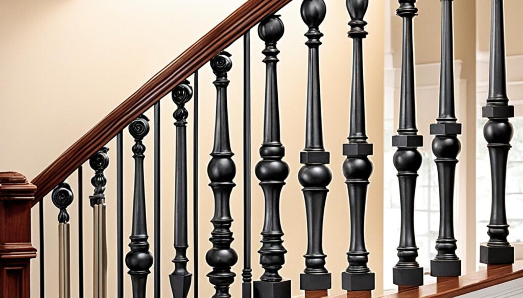 how to install wrought iron balusters