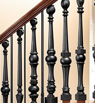 how to install wrought iron balusters