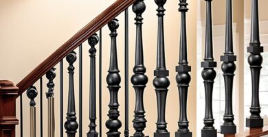 how to install wrought iron balusters