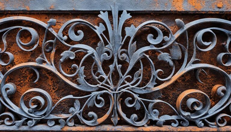 how to remove rust from wrought iron