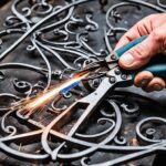 how to repair wrought iron without welding