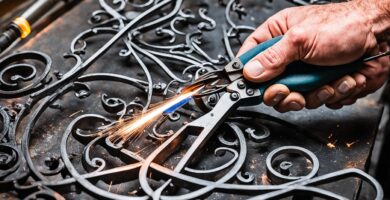 how to repair wrought iron without welding