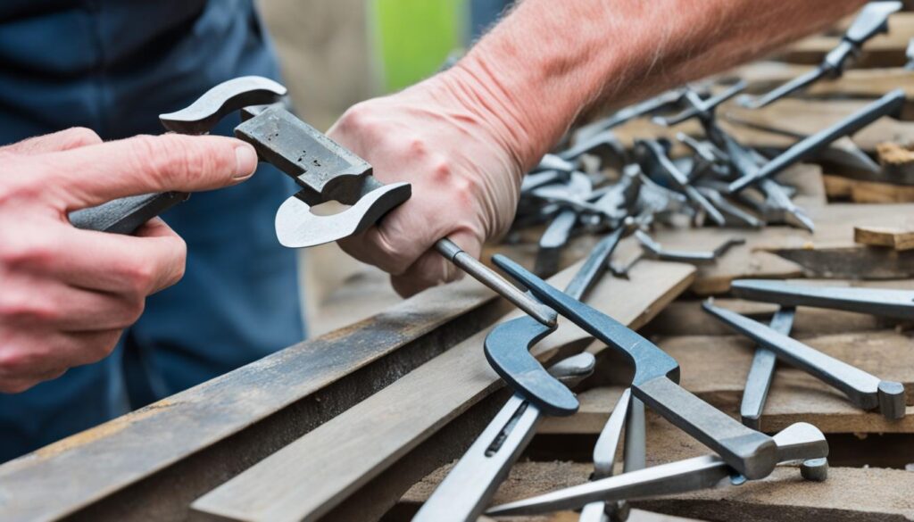 how to replace stair spindles with wrought iron