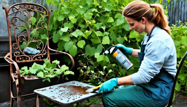 how to restore wrought iron furniture