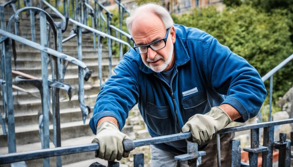 proper railing disposal