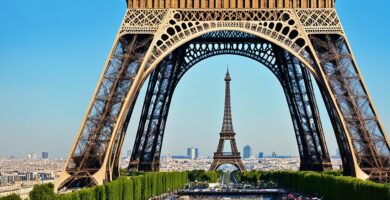 what should you say if you see a tall wrought-iron tower in paris france