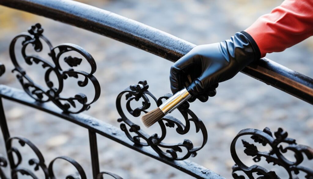 wrought iron maintenance