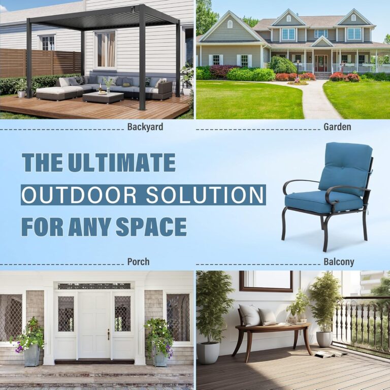 2 Pcs Outdoor Patio Dining Chairs Review