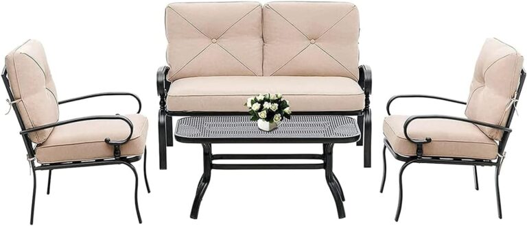 4-Piece Outdoor Metal Furniture Set Review