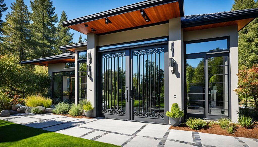 are wrought iron doors energy efficient