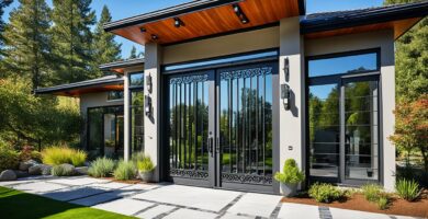 are wrought iron doors energy efficient