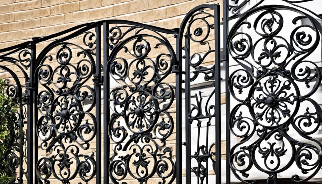 can wrought iron be powder coated