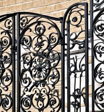 can wrought iron be powder coated