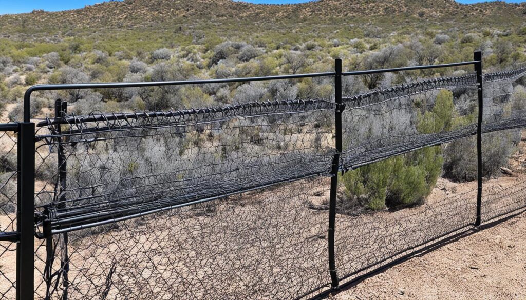 coyote-proof fencing