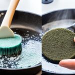 how do you clean a wrought iron skillet