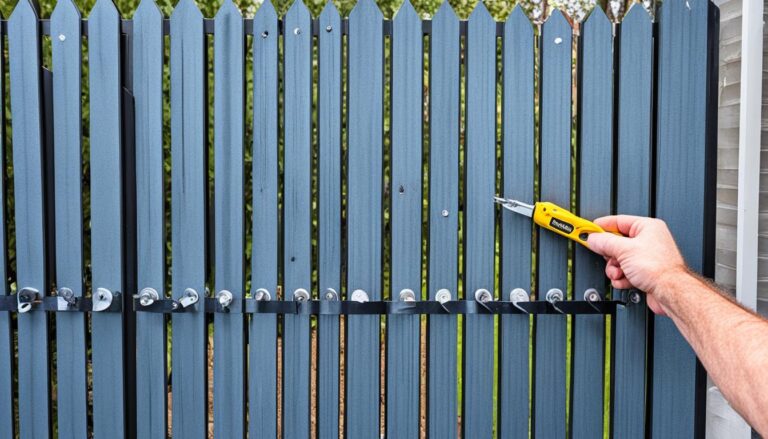 how to add wood to wrought iron fence