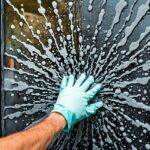 how to clean a wrought iron door