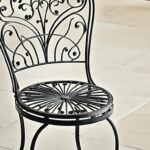 how to install wrought iron chair glides