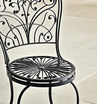 how to install wrought iron chair glides