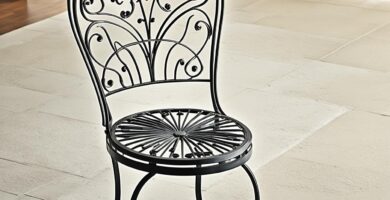 how to install wrought iron chair glides