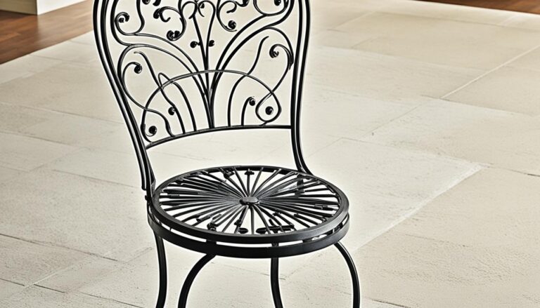 how to install wrought iron chair glides