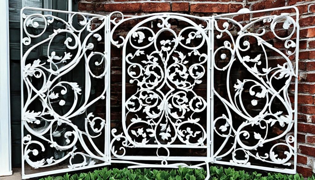 how to make faux wrought iron