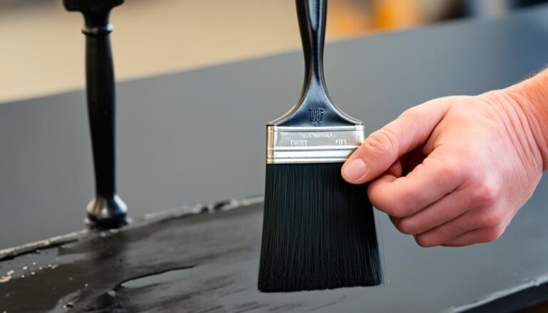 how to paint wrought iron furniture with a brush