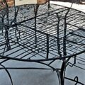 how to paint wrought iron patio set