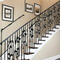 how to replace stair spindles with wrought iron