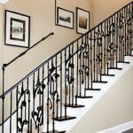 how to replace stair spindles with wrought iron