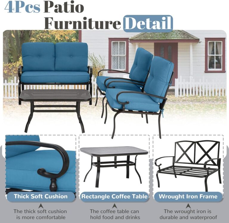 Incbruce Outdoor Metal Furniture Set Review