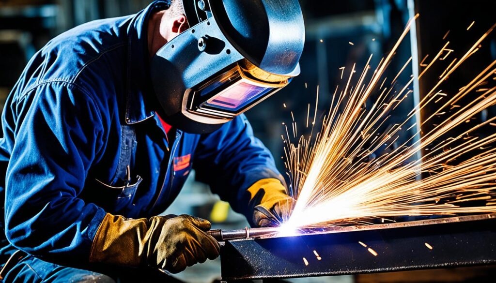 iron to steel welding