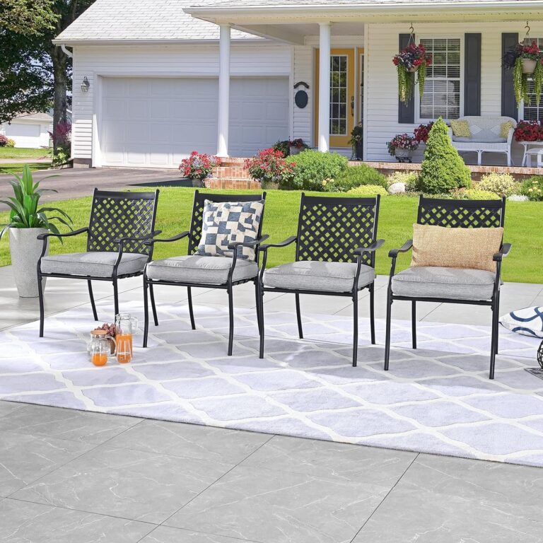 LOKATSE HOME 4 Piece Outdoor Chair Set Review