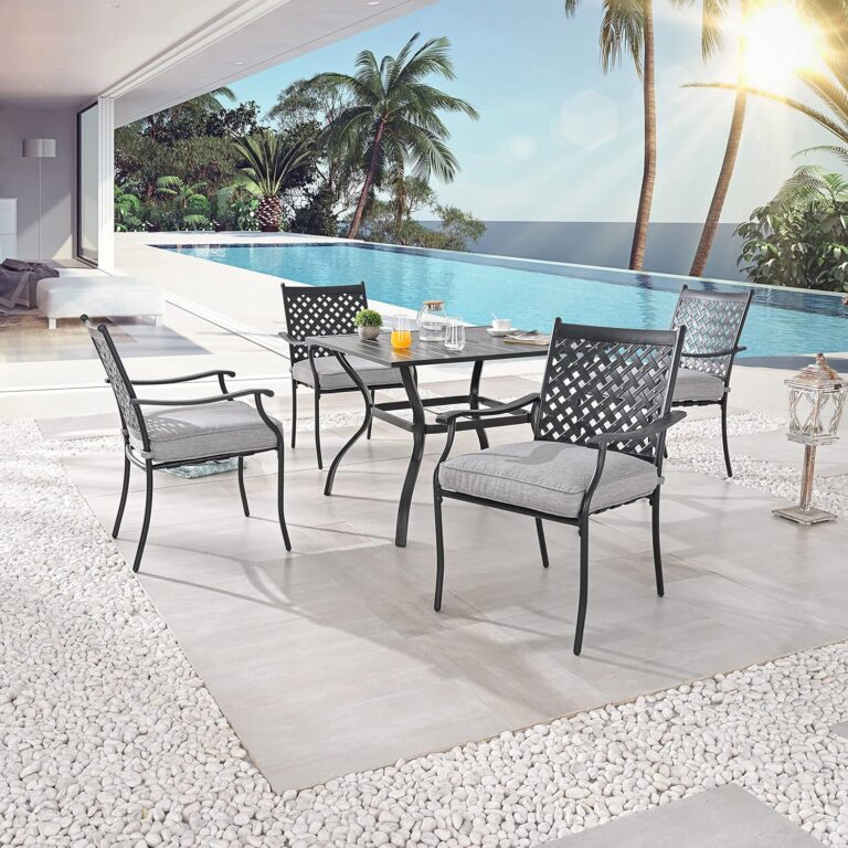 LOKATSE HOME 8 Piece Outdoor Dining Set Review