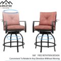 LOKATSE HOME Patio Bar Chairs Review