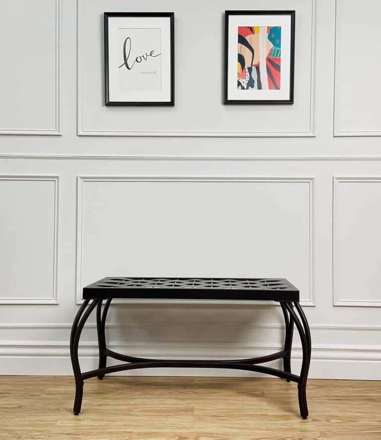 Mango Steam Free Standing Patio Garden Weave Bench Review