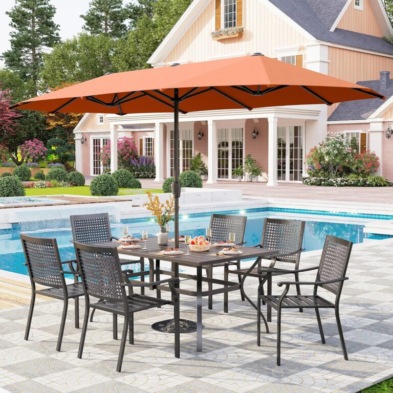 PHI VILLA 5 Pieces Patio Dining Set Review