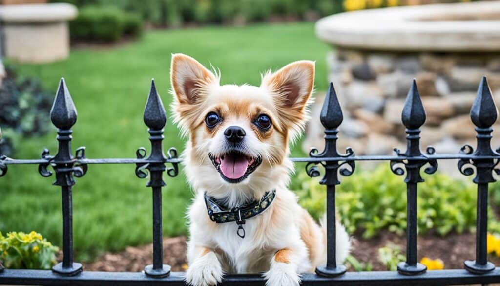 secure small dog fence