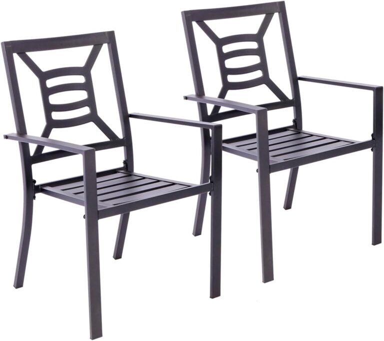 Stackable Patio Chairs Set of 2 Review