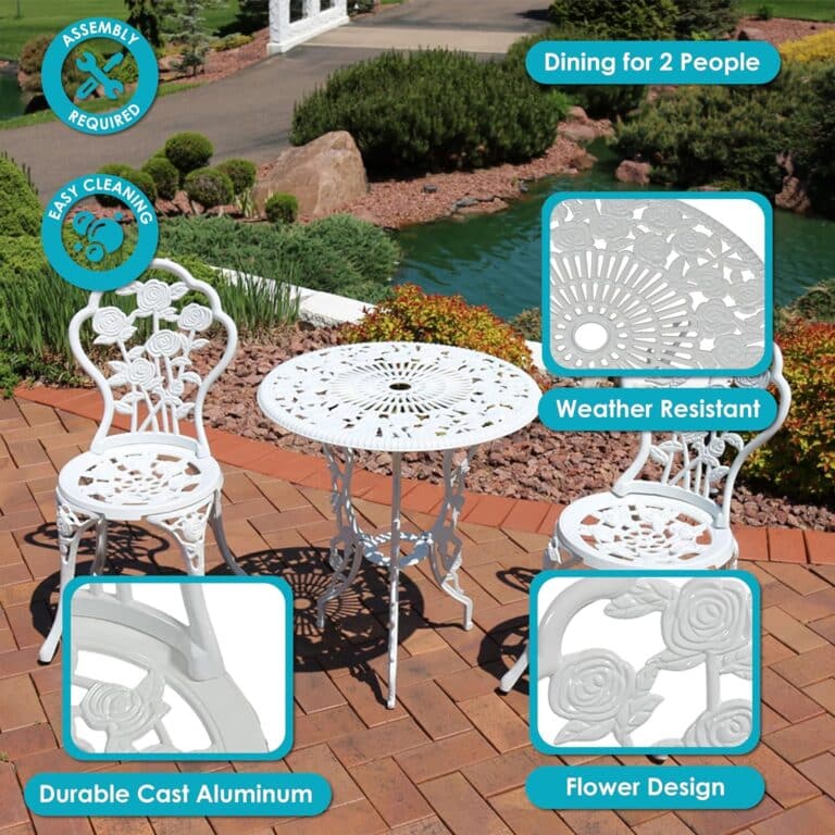 Sunnydaze 3-Piece Bistro Set Review