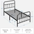 Yaheetech Classic Metal Platform Bed Frame Review
