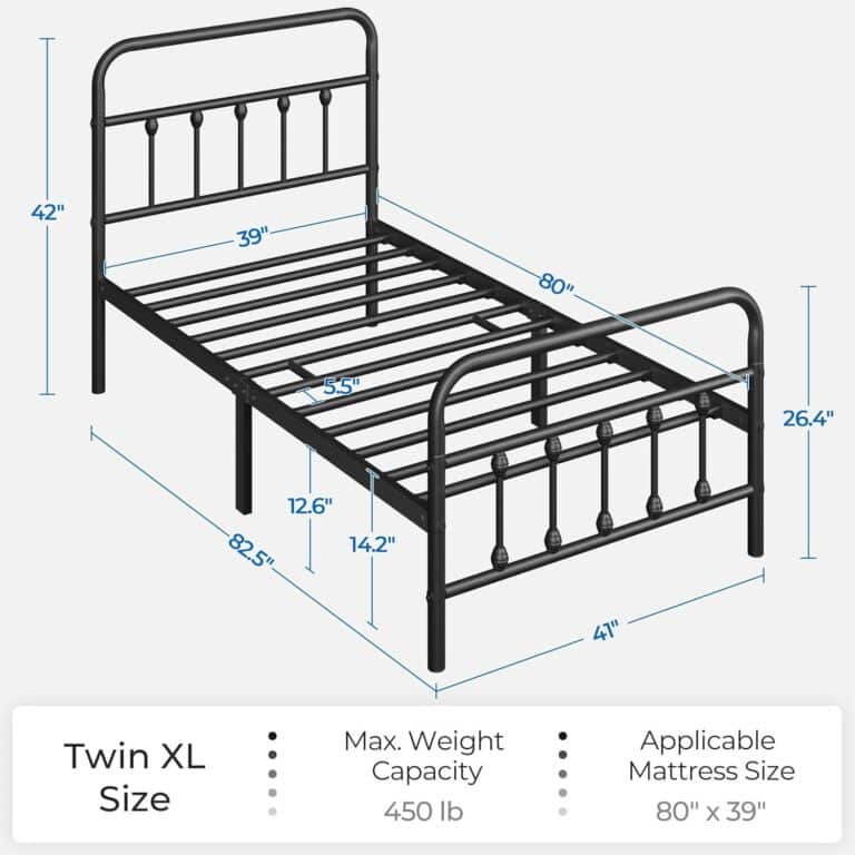 Yaheetech Classic Metal Platform Bed Frame Review