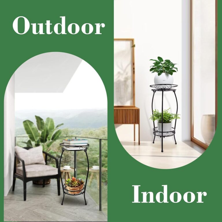 2 Pack 2 Tier Metal Plant Stands Review