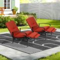 2 Pack Patio Adjustable Lounge Chair Review