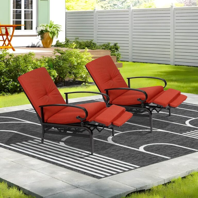 2 Pack Patio Adjustable Lounge Chair Review