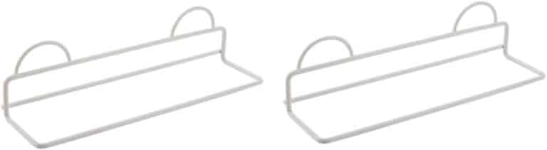 Cabilock 2pcs Wrought Iron White Shoe Rack Review