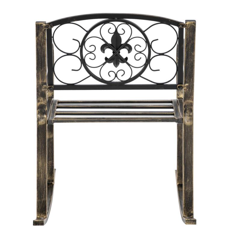 Elegant Wrought Iron Porch Rocking Chair Review