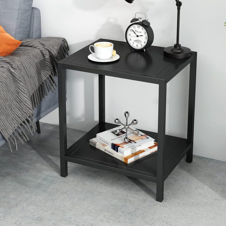 End Table Modern Small 2 Tier Review