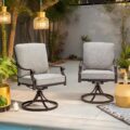 EROMMY Patio Swivel Chair Set of 2 Review